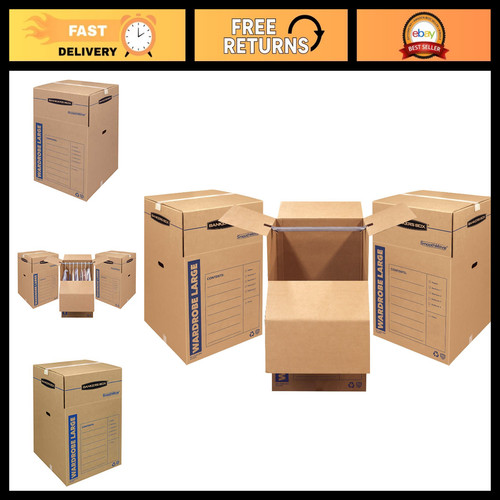 Tall wardrobe moving boxes - tall,
